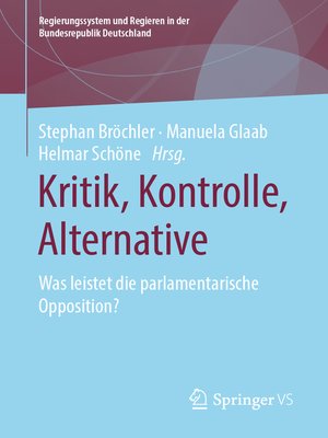 cover image of Kritik, Kontrolle, Alternative